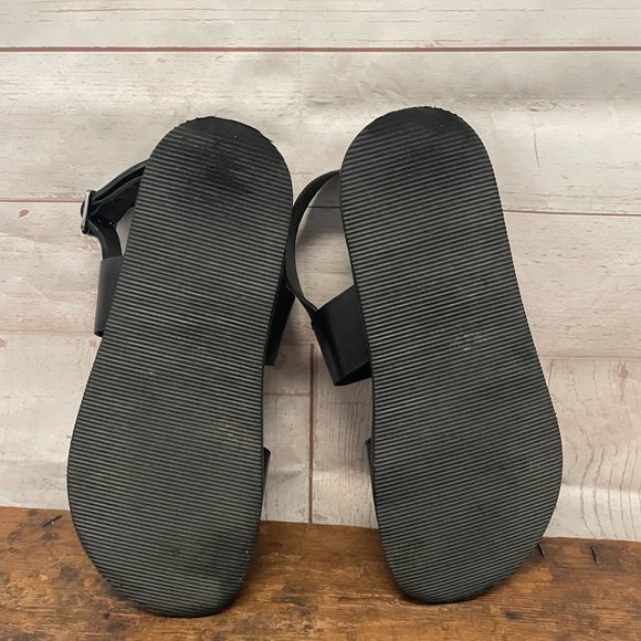 Walk London Jackson Leather Strap Sandals - Picture 6 of 9